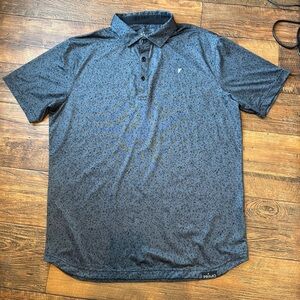 Primo Golf Polo Cement Print Mens Large Grant Horvat Golf